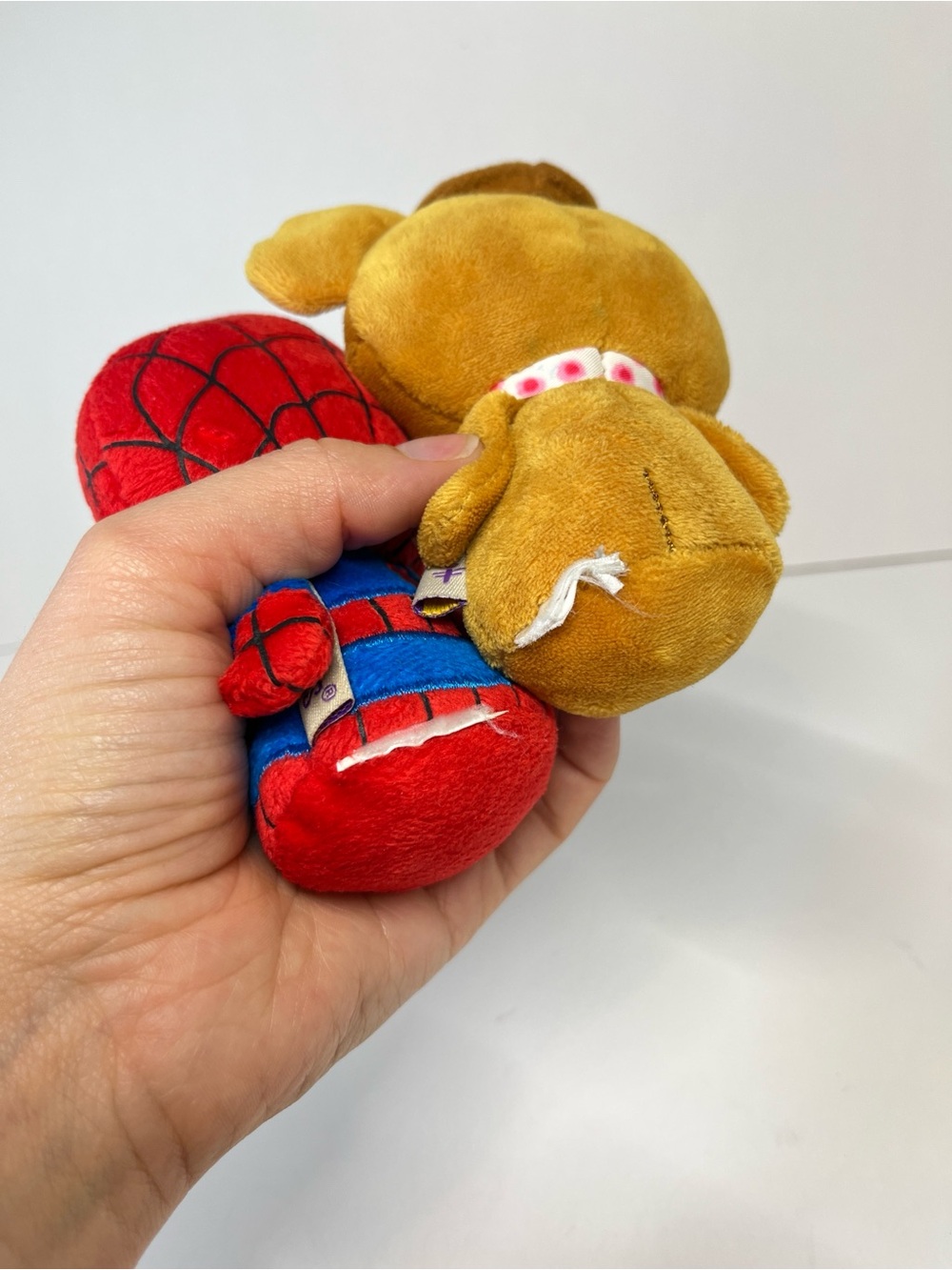 Hallmark Itty Bitty's Plush Stuffed Toy Tails Sonic Spider-Man Fozzie Muppet Lot - Picture 7 of 12